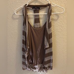 Almost Famous Women’s Tank Top Shawl Combo